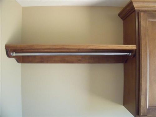 TYPICAL SHELF and HANGING ROD