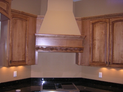 Drywall Hood with Applied Mouldings